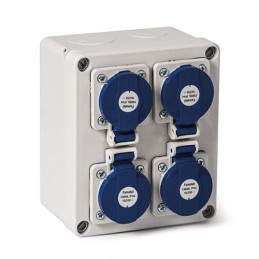 CAJA ESTANCA 4 TOMAS 2P+TT...