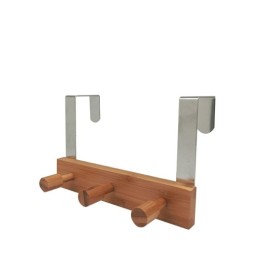 PERCHA BAMBU P/PUERTA 3...